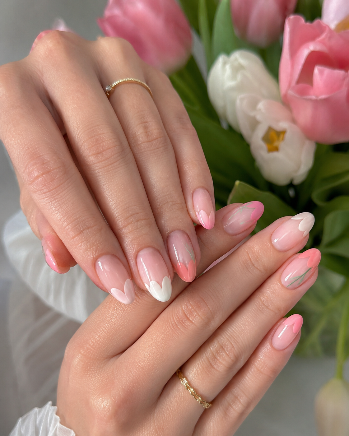 Tulip French Nails